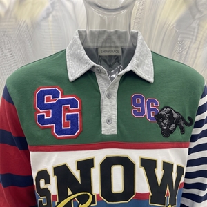 เสื้อโปโลแขนยาว Snowgrace ปกคอปก ปักโลโก้ ทรงปกติ สำหรับผู้ชายทุกวัย ทุกฤดู ผ้าโพลีเอสเตอร์เจอร์ซีย์ - Product Image 6