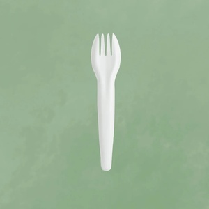 Cuillères jetables en papier PLA biodégradable de qualité supérieure, 155 mm, pour la restauration, lot de 25 pièces, utilisation en restauration, fête, 2026 - Product Image 3