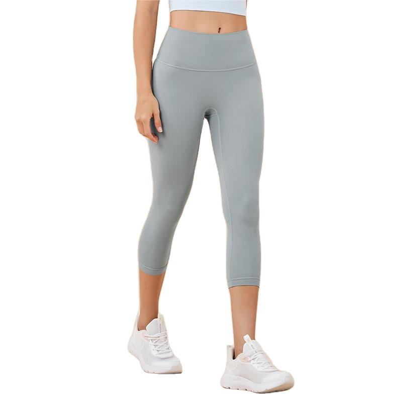2026 New Lulu Design Align Summer Nude High Waist Breathable Four-Way Stretch Eco-Friendly Durable Quick Dry Gym Sport Fitness