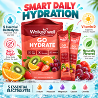 Poudre d'hydratation sportive OEM ODM sans sucre, mélange de boissons électrolytiques quotidiennes pour l'énergie et la récupération, compatible Keto et Vegan