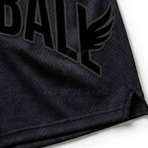 Shorts de basketball pour hommes, haute qualité, couleur unie, décontractés, taille mi-haute, fermeture à cordon, 100% coton, séchage rapide, service OEM, légers - Product Image 3