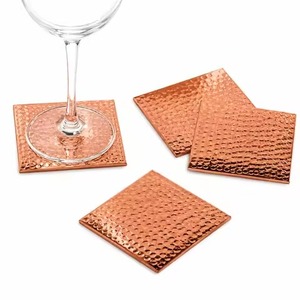 Modern Hospitality <b>Copper</b> Coaster Set Durable Table Protection <b>Accessories</b> for Restaurant Hotel Bar Cafe Dining - Product Image 4