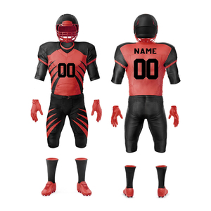 Uniformes de football américain de haute qualité, prix d'usine, tailles plus grandes, respirants, sublimation, ensemble de maillots et de pantalons pour équipe - Product Image 6