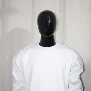 Sudadera con cuello simulado de 450 GSM, bordado con nombre personalizado, corte holgado y extragrande, 100% algodón, felpa francesa. - Product Image 3