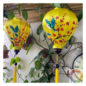 Faroles de Seda de Hoi An para Decoración de Bodas, Faroles Colgantes Coloridos para Recepciones Románticas y Estilo de Boda de Inspiración Asiática - Product Image 6