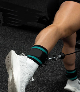 Custom Logo Premium Fitness Ankle Strap Comfortable Secure-Fit <b>Athletic</b> <b>Support</b> for Strength Training & Active Performance - Product Image 2