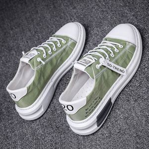 Men's Summer Breathable Lace up <b>Canvas</b> <b>Sneakers</b> Comfortable Rubber Outsole Casual Trendy All-Match Mesh Lining Round Toe - Product Image 6