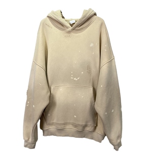 Sweat à capuche vintage hip-hop personnalisé pour homme, effet délavé, brodé, vente en gros, haute qualité, logo personnalisé - Product Image 1