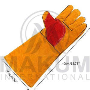Gants de travail en cuir, haute qualité, résistants, doux, anti-coupure, anti-chimiques, pour usage intensif. - Product Image 4