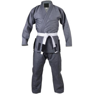 Kimono Gris para BJJ, Uniforme Unisex para Adultos, 100% Algodón Transpirable, Prenda de una Pieza para Artes Marciales, Corte Regular, 100 Gramos, Impresión Digital - Product Image 3