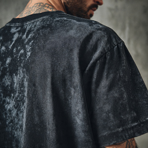 Camiseta Street Acid Wash para Hombre, Camiseta Informal Ligera de Verano, Camisetas Vintage Lavadas de Manga Corta para Hombre - Product Image 2