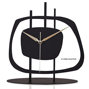 <b>Clocks</b> Fashion Metal Luxury Table <b>Clock</b> for <b>Modern</b> Home Decor Simple Table <b>Clock</b> Nordic Metal Living Room Dining Room Single - Product Image 3