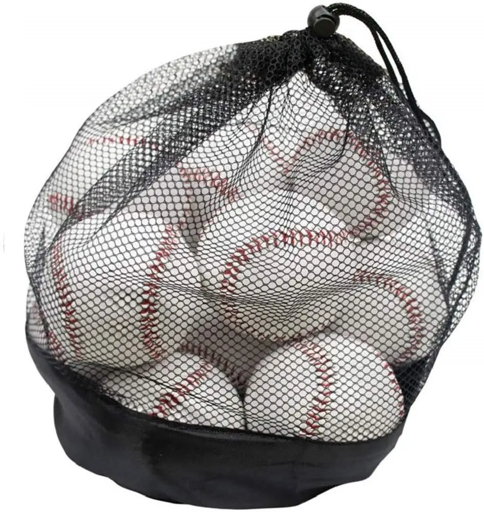 Pelota Base de competición para práctica deportiva, pelota de entrenamiento de tamaño estándar para adultos, de cuero cubierto sin marcar