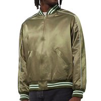 Veste bomber en satin de haute qualité pour homme, style streetwear, vêtements d'hiver, dernier design tendance, veste en satin