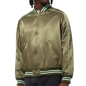 Veste bomber en satin de haute qualité pour homme, style streetwear, vêtements d'hiver, dernier design tendance, veste en satin - Product Image 1