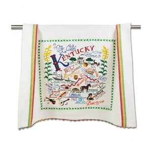 Fabricant indien meilleure vente pas cher prix personnalisé fait sur mesure Apple Design brodé usine en gros torchons de vaisselle personnalisés - Product Image 4