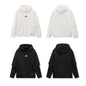 Sudadera con Capucha Personalizada OEM, de Invierno, Estilo Vintage, Tejida, 100% Algodón, Forro Polar, Doble Capa en las Mangas, de Secado Rápido, para Hombre - Product Image 2