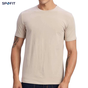 <b>Men</b> Royal <b>Blue</b> Short Sleeve O-Neck T-Shirt Regular Fit Casual Jersey Cotton Breathable Solid Color Design - Product Image 3