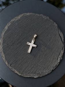 925 Sterling Silver Christian Hiphop <b>Cross</b> Pendant Cubic Zirconia <b>Charm</b> 18K Gold Plated Jewelry for Women Gift Party Wedding - Product Image 2