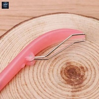 Coupe-ongles professionnels de luxe en acier inoxydable 12,5 mm à mâchoires biseautées, lame incurvée, pointe affûtée, coffret cadeau pour outils de manucure des doigts