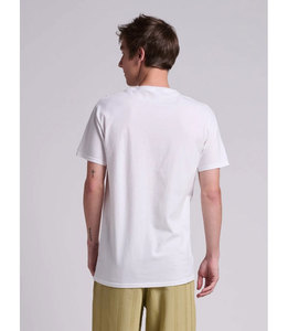 เสื้อยืดคอกลมสีขาวแบบยูนิเซ็กซ์ สำหรับสกรีนโลโก้ ร้านสกรีนเสื้อผ้า เสื้อยืดแขนสั้นคอกลมสีขาวสำหรับผู้ชาย - Product Image 3