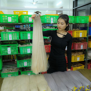 Vendedor de pelo virgen al por mayor pelo crudo vietnamita pelo virgen pelo liso suave y sedoso cutícula Remy natural de lujo - Product Image 1