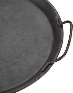 Solución confiable de bandeja metálica con revestimiento negro para presentación de alimentos, bandeja galvanizada perfecta para las necesidades del sector de la hostelería. - Product Image 2
