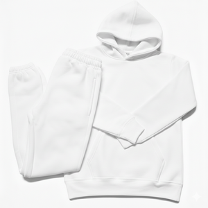 Private Label Winter Casual Tracksuit Set Wholesale Custom for Blank <b>Lightweight</b> <b>Hoodie</b> Jogger 2 Piece Set Boys Clothing - Product Image 2