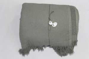 Paréo de plage imprimé 2-en-1 : Écharpe en coton côté avant, serviette côté arrière - Product Image 2