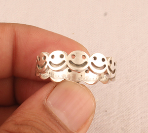 Wholesale Smile Band <b>Ring</b> 925 Sterling Silver Curved Chevron <b>Ring</b> Minimalist Stackable <b>Wishbone</b> <b>Ring</b> for Women 2026 Jewelry - Product Image 2