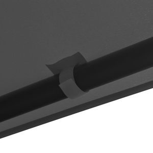 Grand gazebo carré pliable en acier avec auvent et pergola pour charbon de bois - Product Image 4