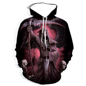 Sweat-shirts 100% coton, impression numérique, uni, hiver, unisexe, style hip hop - Product Image 3