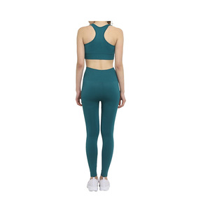 Ensemble de yoga professionnel pour femmes - Solide, grande taille, respirant, séchage rapide, écologique, 2 pièces, longueur genou, décontracté, printemps, design unique - Product Image 6