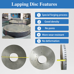 Plaque de rodage en alliage de fonte REZZ pour composants optiques, accessoires de machine à rectifier simple <span class=keywords><strong>et</strong></span> double face - Product Image 6
