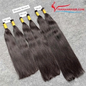 Hot Trending Premium Vietnamese Raw One Donor Extensiones de cabello a granel Doble dibujado Super Sedoso Mayoristas y vendedores de cabello - Product Image 5
