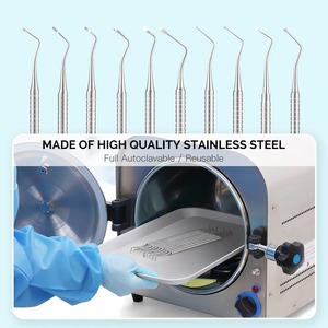 BAFA SURGICAL INSTRUMENTS Curette endodontique double extrémité manuelle ergonomique en acier inoxydable pour cavités dentaires - Product Image 2