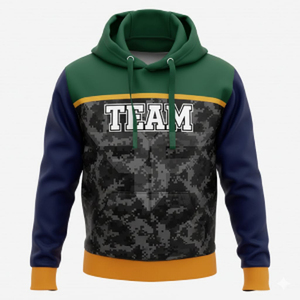 Sudadera con capucha de cierre de cremallera de un cuarto, cuello alto, bordado de toalla, sudadera con capucha con cremallera parcial, sudadera con capucha universitaria con letras bordadas en 3D de punto bucle. - Product Image 1