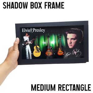 Cadre musical Elvis Presley 7,8 x 13,8 pouces avec guitare et cadre en verre pour cadeaux musicaux et souvenirs - Product Image 5