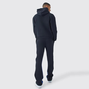 Conjunto Deportivo de Dos Piezas para Hombre, Talla Grande, Algodón Premium, Estilo Urbano, para Gimnasio y Deportes, Sudadera con Capucha y Pantalones Jogger, Invierno - Product Image 5