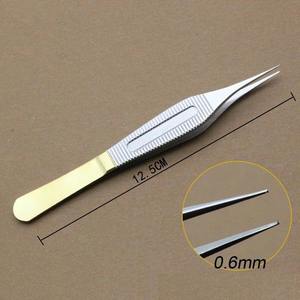 Pinzas de tejido de acero inoxidable Adson para rinoplastia, cartílago, cirugía plástica ocular y uso general - Product Image 2