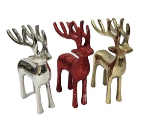 เครื่องประดับรูปปั้นสัตว์โลหะดีไซน์ทันสมัยสำหรับบ้านโรงแรมสำนักงานเทคนิคงานฝีมือ - Product Image 1