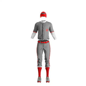 Diseño de Logotipo Personalizado, Uniforme de Béisbol Transpirable, Precio Razonable, Uniforme de Béisbol en Oferta - Product Image 2