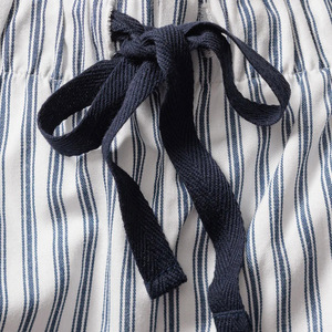 Ensemble de pyjama en coton rayé à manches courtes pour homme, vêtements de nuit décontractés et respirants pour l'été - Product Image 3