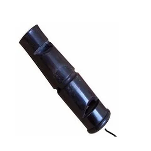 Silbato de cuerno de búfalo hecho a mano real con cordón de cuero a precio mayorista - Product Image 6