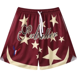 Shorts de sport en mesh personnalisés pour hommes, shorts de basketball sublimés, vêtements de sport légers, fournisseur américain - Product Image 1