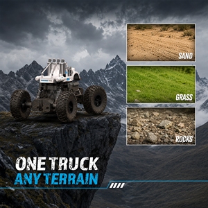 Mirana Crusher, Camioneta Monstruo 4x4, Auto RC |   Vehículo Todoterreno con Control Remoto por Aplicación y Cable USB |   ATV de Alta Velocidad a Escala 1:12 de 20 km/h - Product Image 6