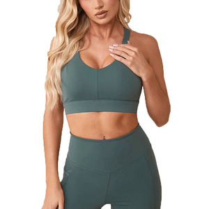 Soutien-gorge de sport respirant à épaule unique pour femme, imprimé animal/leopard, éco-responsable, extensible dans quatre directions, coupe courte, grande taille - Product Image 3