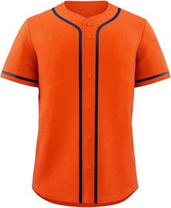 Maillot de baseball noir pour homme, manches courtes, boutons sur le devant, maille respirante, impression sublimée, coupe régulière adulte, toutes saisons, sport - Product Image 6
