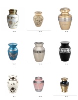 Urne funéraire en métal finition marbre, écologique, personnalisable, petite capacité, pour cendres d'animaux de compagnie, souvenir pour les proches, enterrement, funéraire