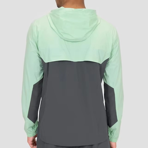 Ensemble coupe-vent léger et sans coutures à capuche pour l'hiver, design personnalisé, veste à séchage rapide et pantalon de survêtement pour la course, le cyclisme et la gym - Product Image 4